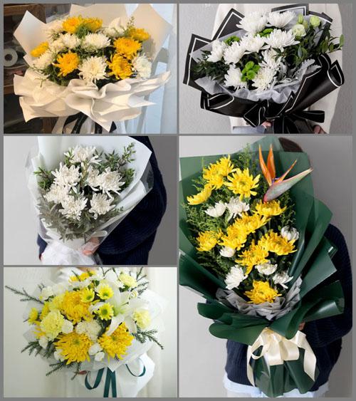 广西百色右江区永乐镇白事花束代送